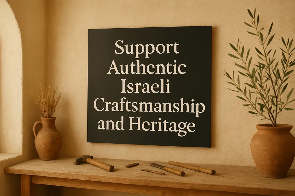 Support Authentic Israeli Craftsmanship and Heritage