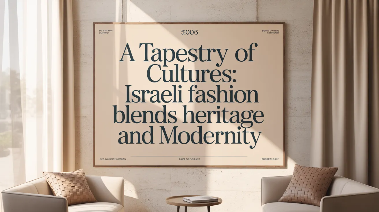 A Tapestry of Cultures: Israeli Fashion Blends Heritage and Modernity