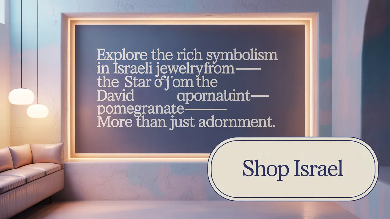 Explore the rich symbolism in Israeli jewelry—from the Star of David to the pomegranate—more than just adornment.