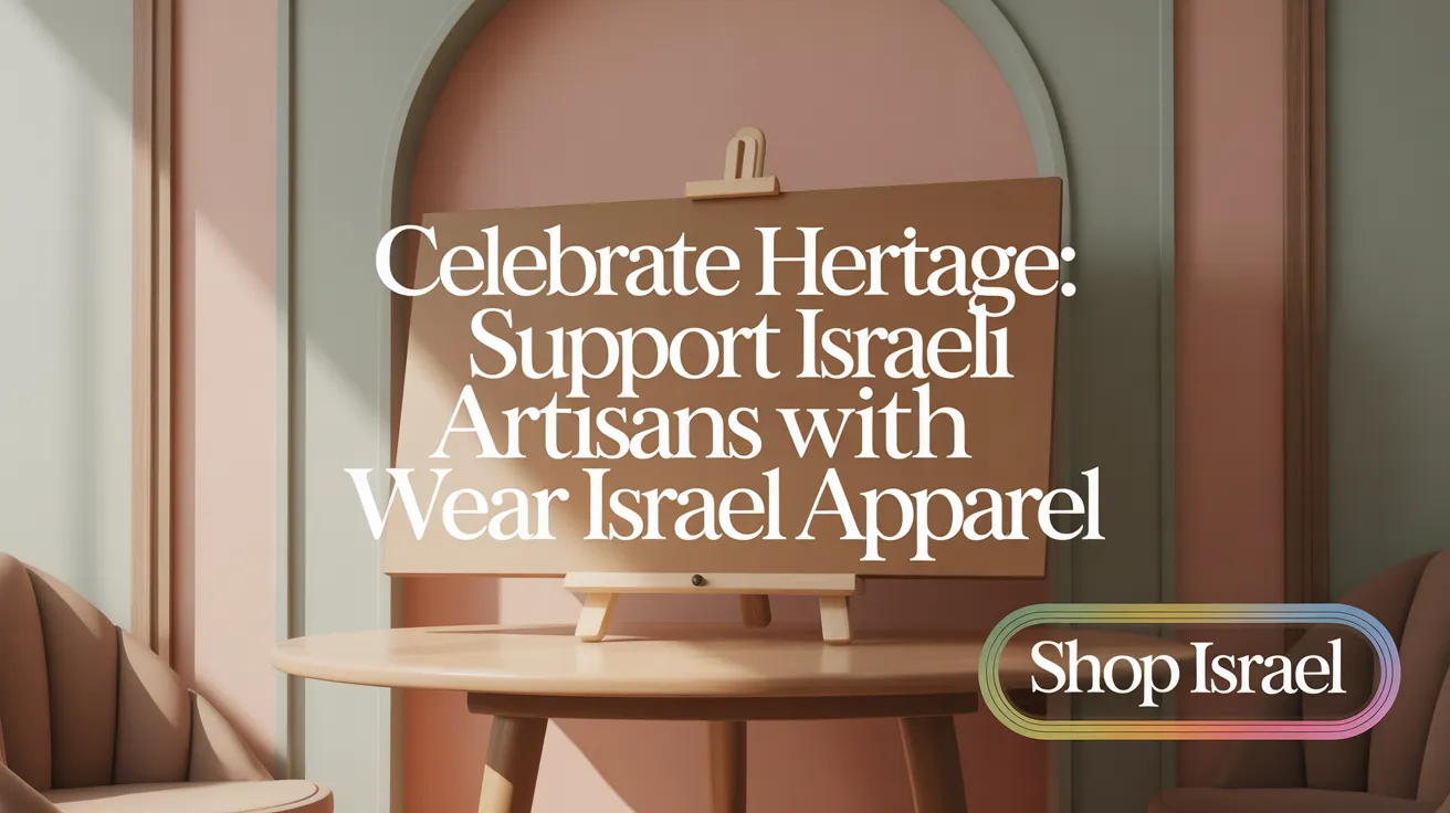 Celebrate Heritage: Support Israeli Artisans with Wear Israel Apparel