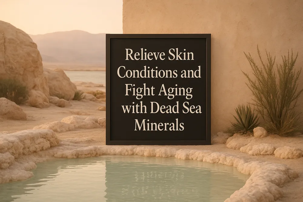 Relieve Skin Conditions and Fight Aging with Dead Sea Minerals