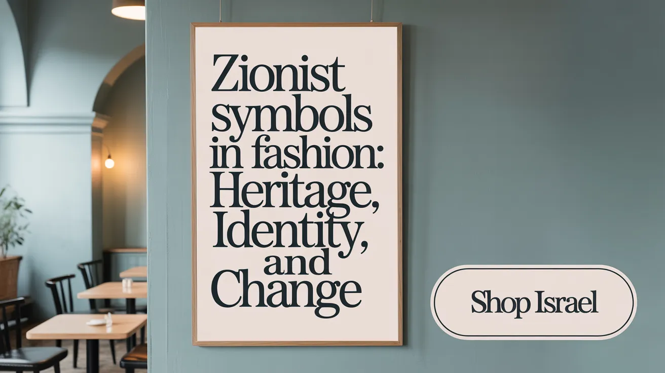 Zionist Symbols in Fashion: Heritage, Identity, and Change