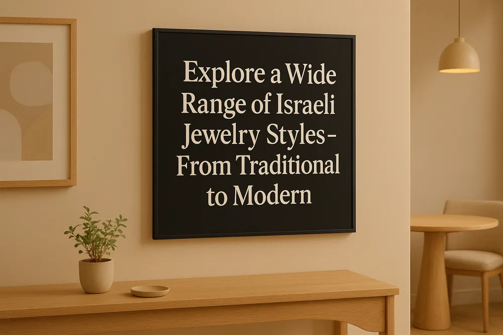 Explore a Wide Range of Israeli Jewelry Styles - From Traditional to Modern