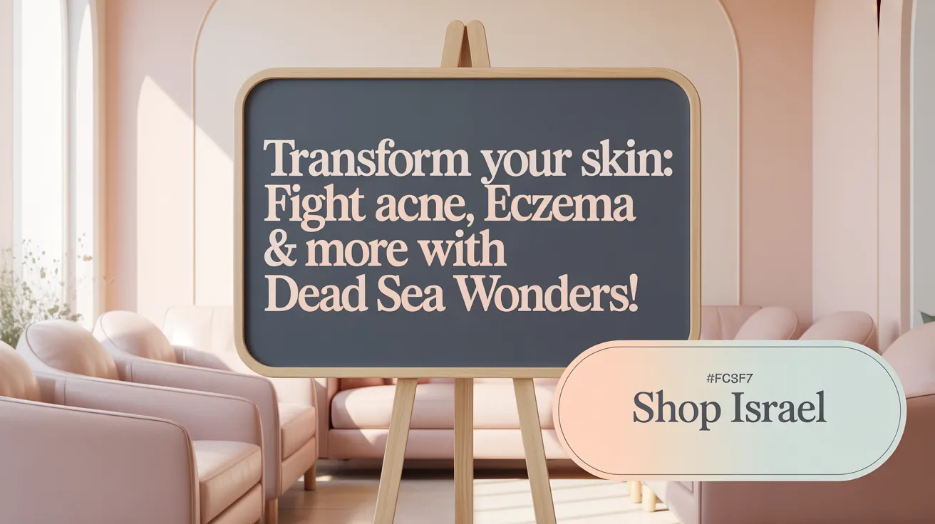 Transform Your Skin: Fight Acne, Eczema &amp; More with Dead Sea Wonders!