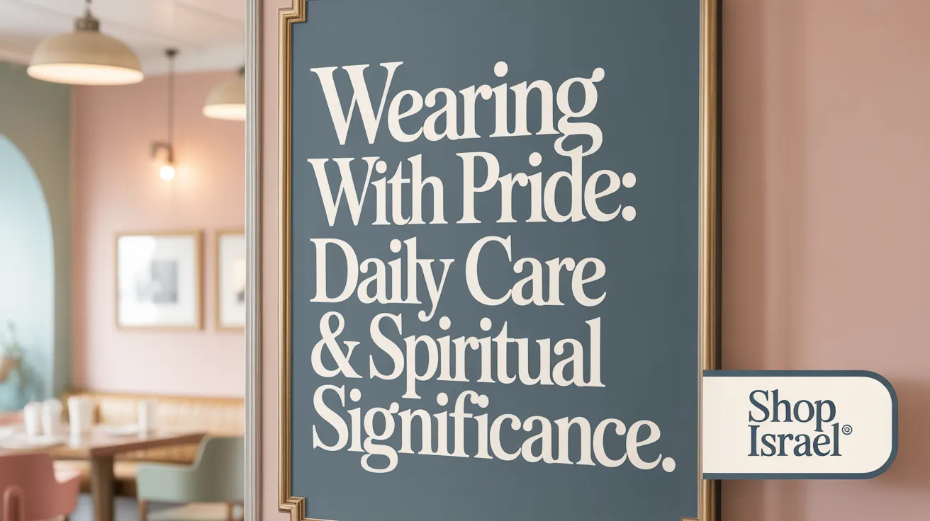 Wearing with Pride: Daily Care &amp; Spiritual Significance