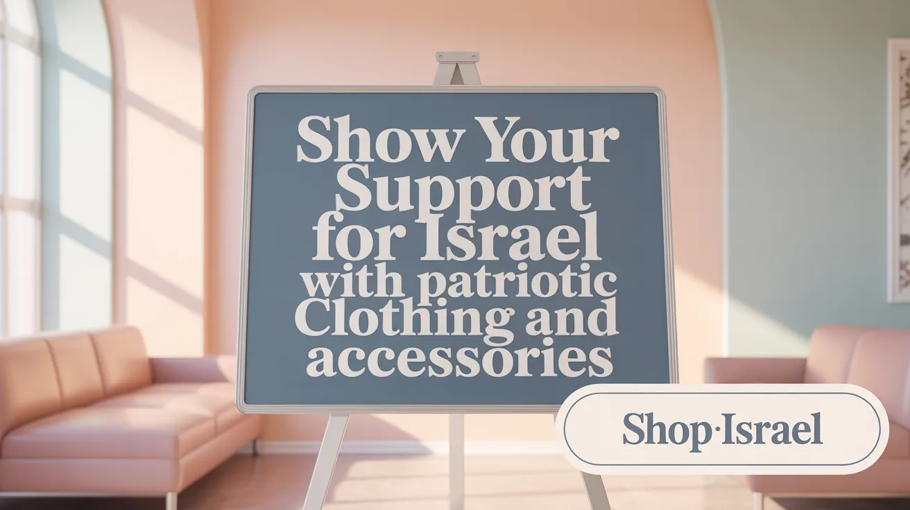 Show Your Support for Israel with Patriotic Clothing and Accessories