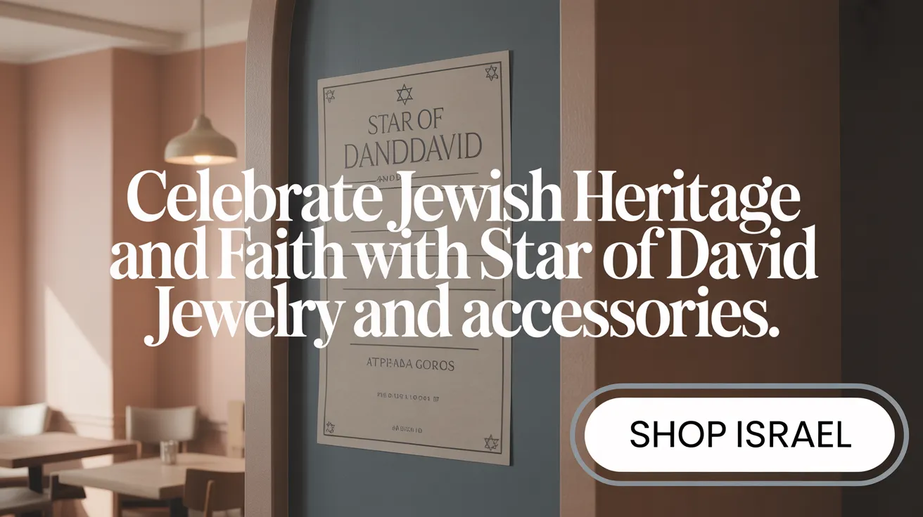Celebrate Jewish Heritage and Faith with Star of David Jewelry and Accessories
