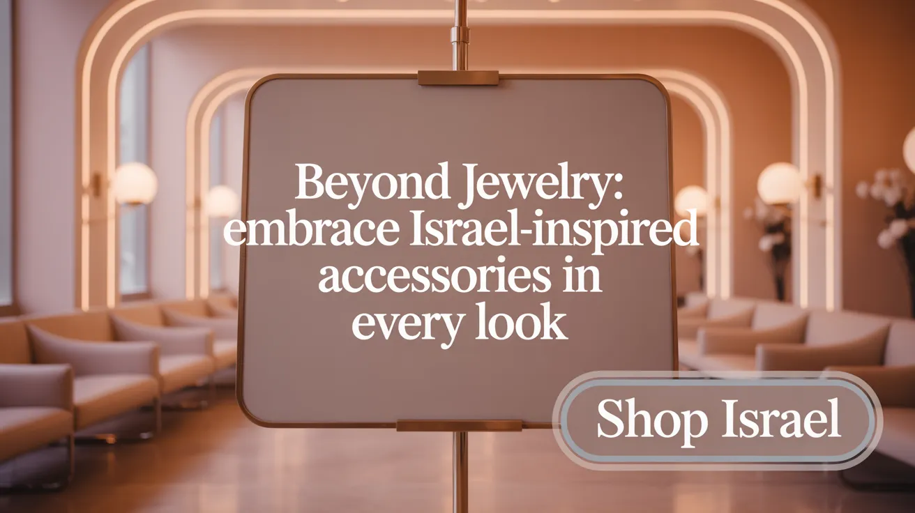 Beyond Jewelry: Embrace Israel-Inspired Accessories in Every Look
