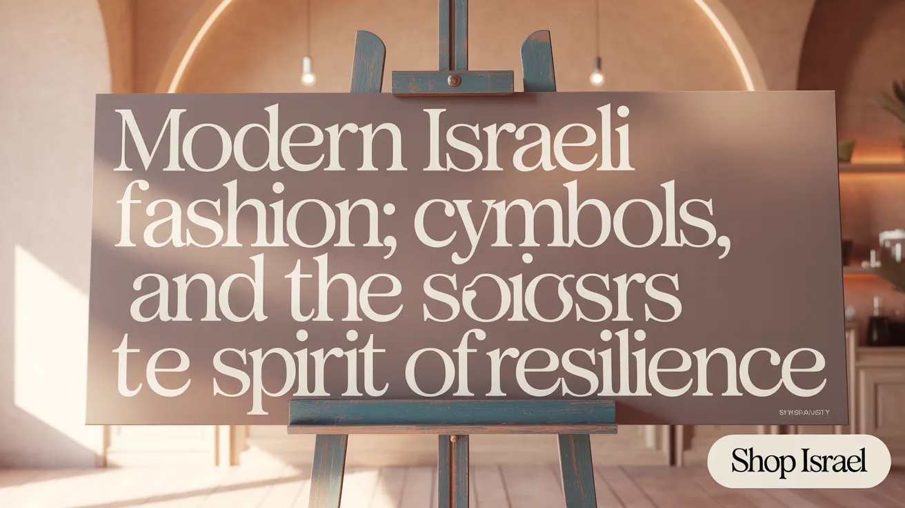 Modern Israeli Fashion: Colors, Symbols, and the Spirit of Resilience