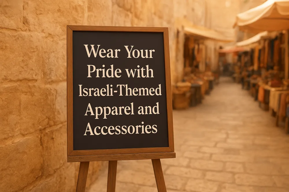 Wear Your Pride with Israeli-Themed Apparel and Accessories