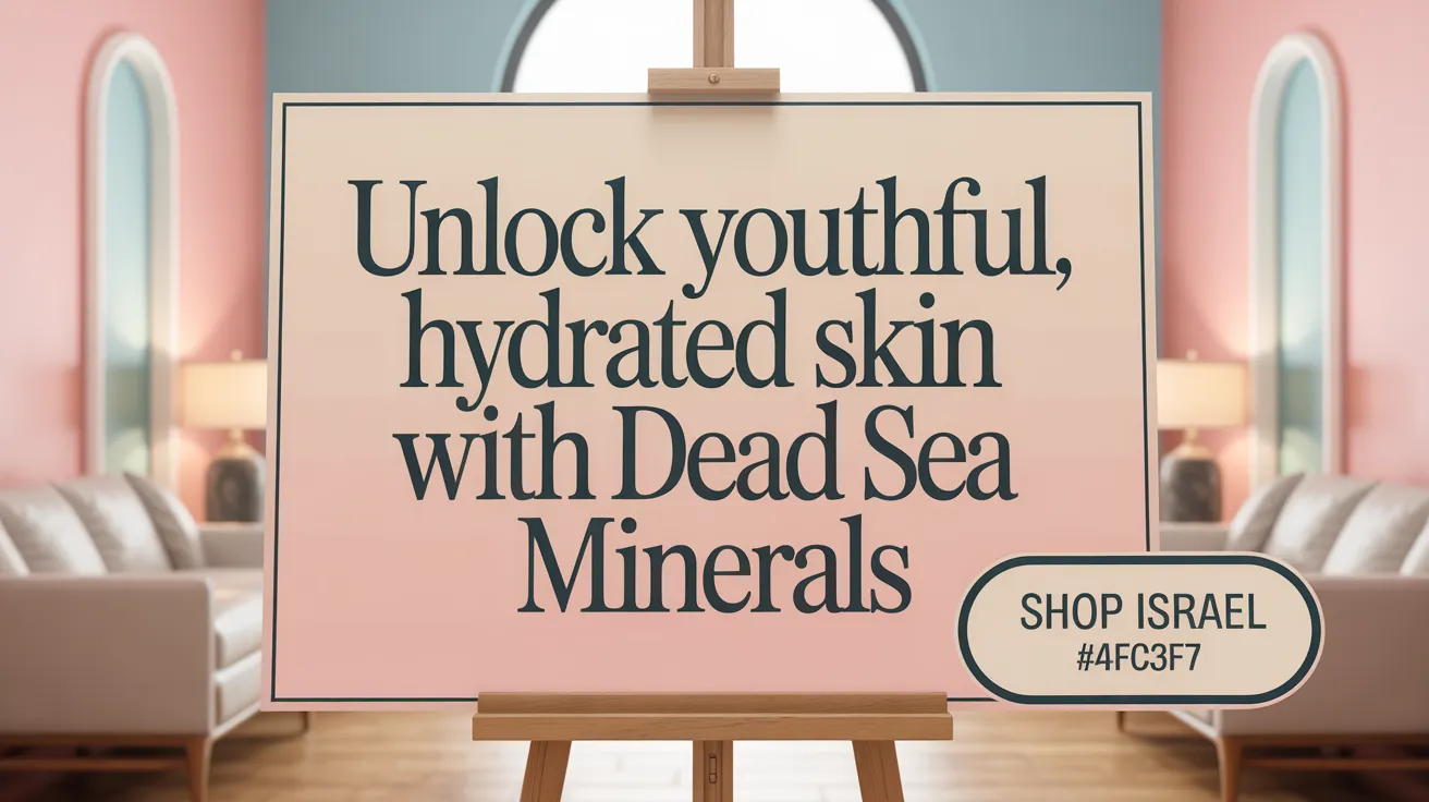 Unlock Youthful, Hydrated Skin with Dead Sea Minerals
