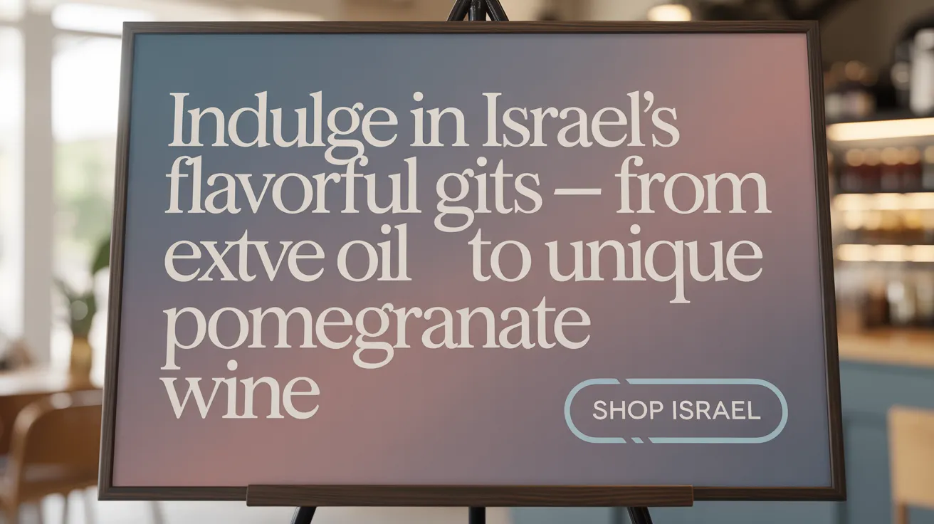Indulge in Israel’s flavorful gifts — from extra virgin olive oil to unique pomegranate wine