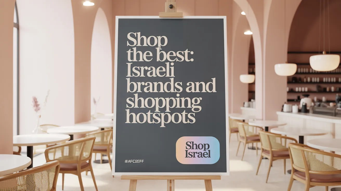 Shop the Best: Israeli Brands and Shopping Hotspots
