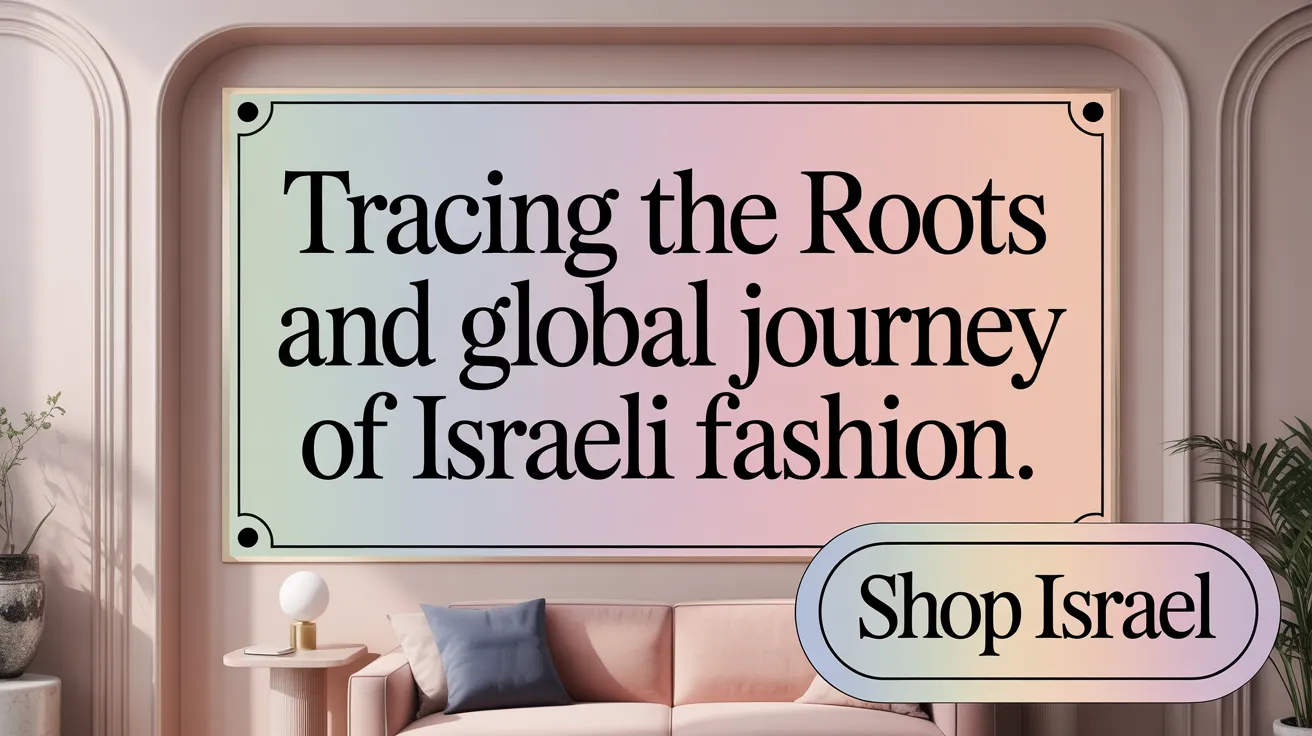 Tracing the Roots and Global Journey of Israeli Fashion