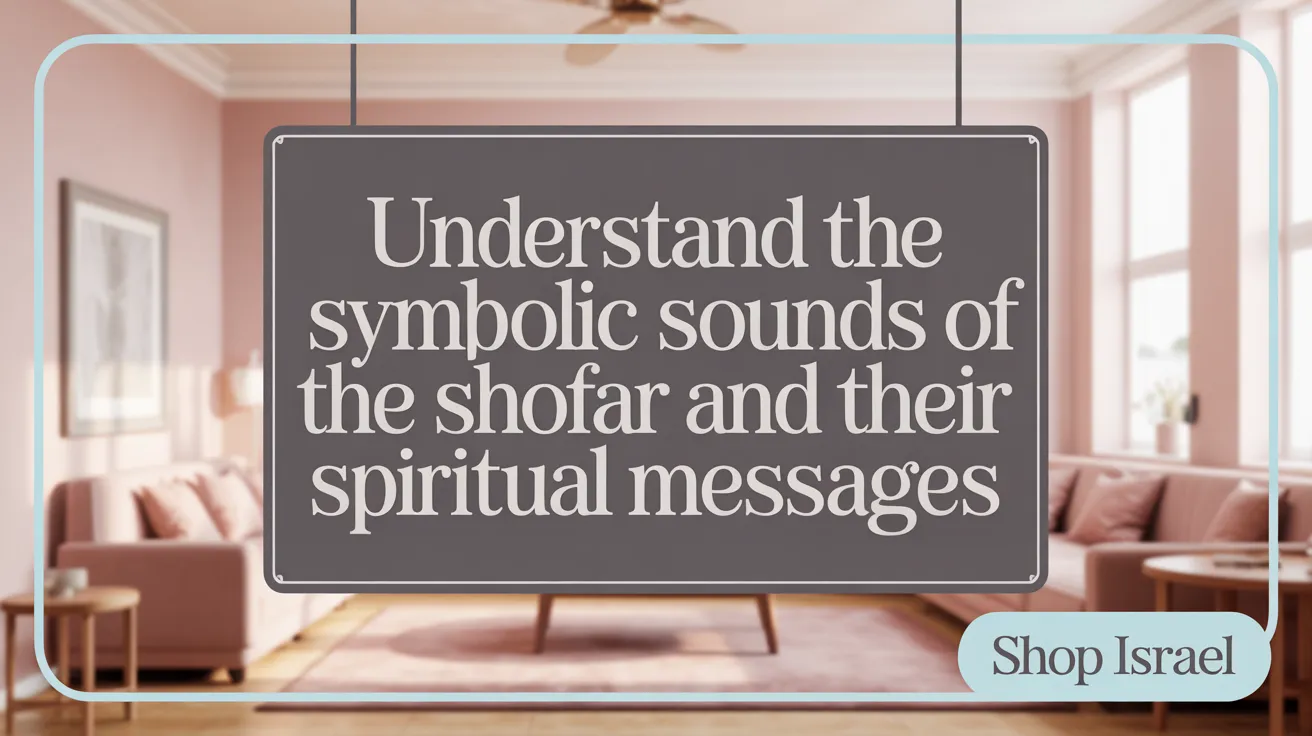 Understand the symbolic sounds of the shofar and their spiritual messages.