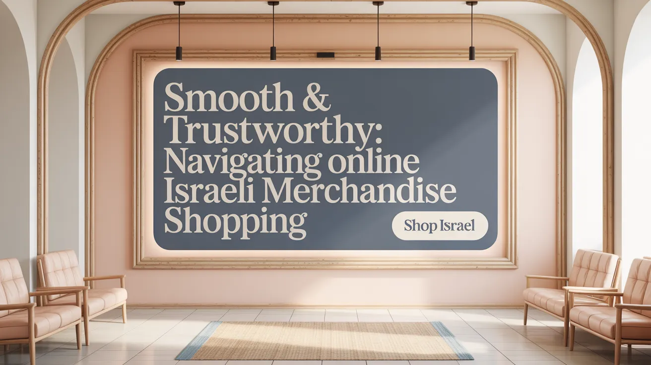 Smooth &amp; Trustworthy: Navigating Online Israeli Merchandise Shopping