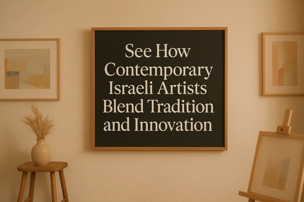 See How Contemporary Israeli Artists Blend Tradition and Innovation