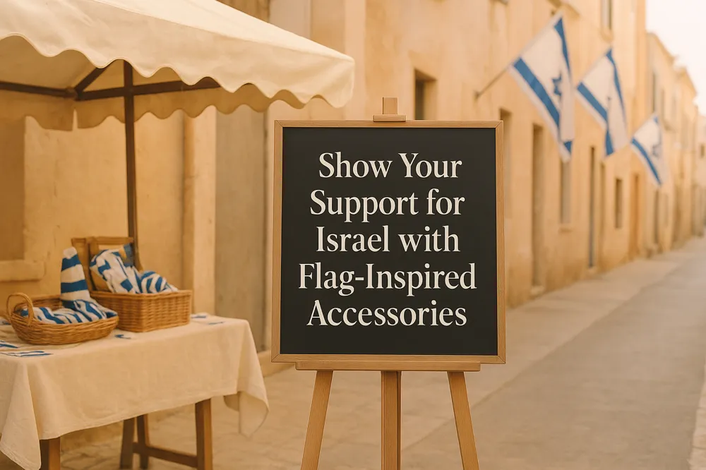 Show Your Support for Israel with Flag-Inspired Accessories