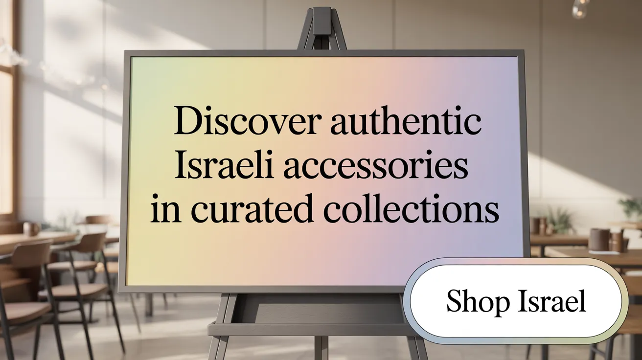 Discover Authentic Israeli Accessories in Curated Collections