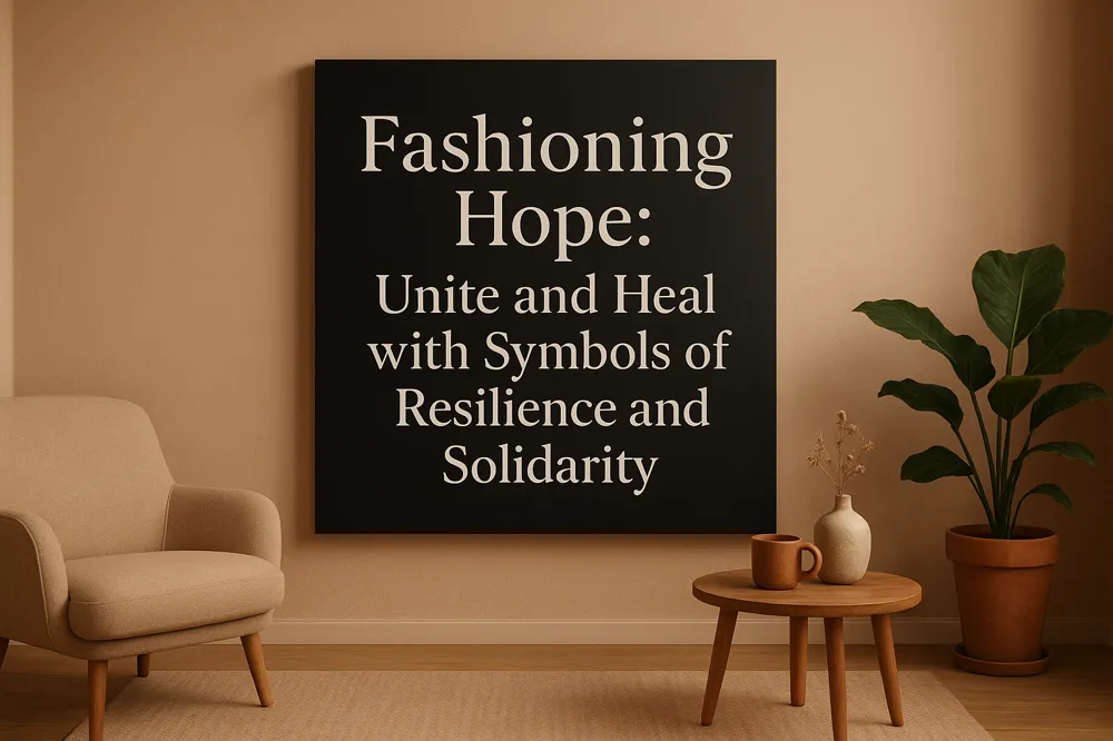 Fashioning Hope: Unite and Heal with Symbols of Resilience and Solidarity