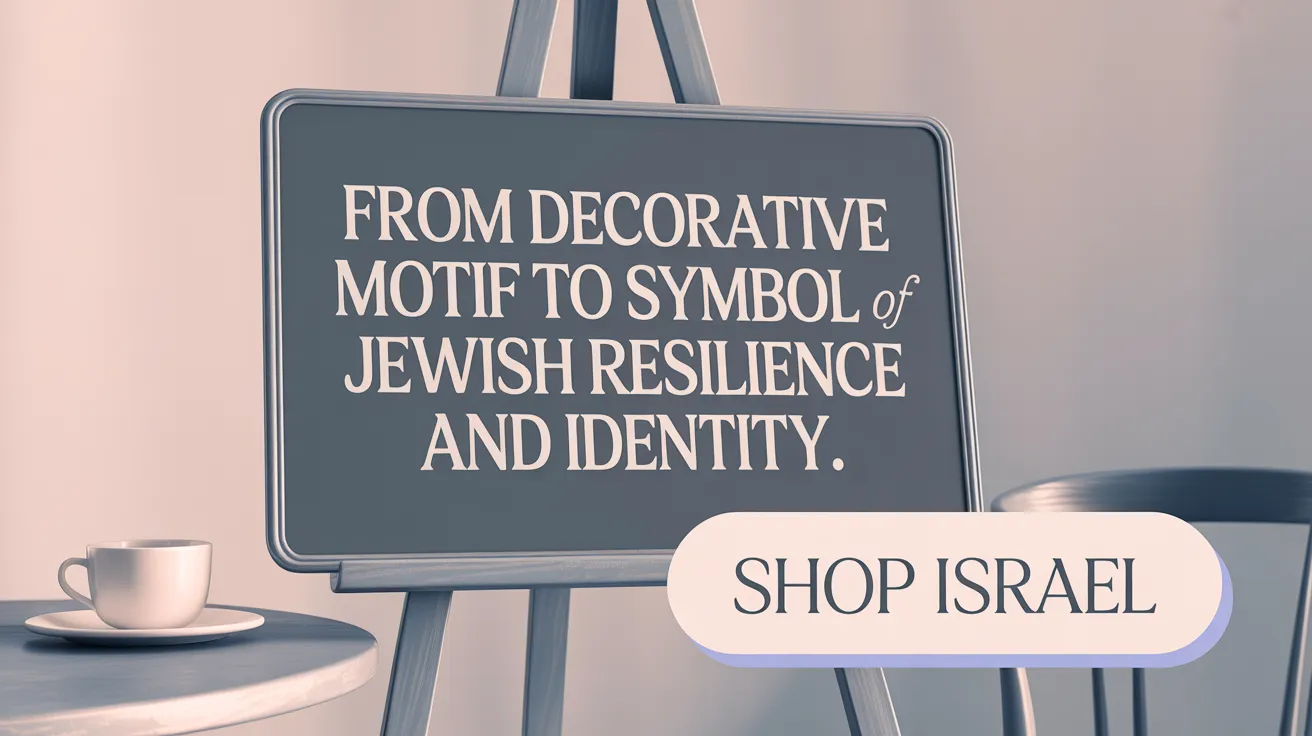 From Decorative Motif to Symbol of Jewish Resilience and Identity