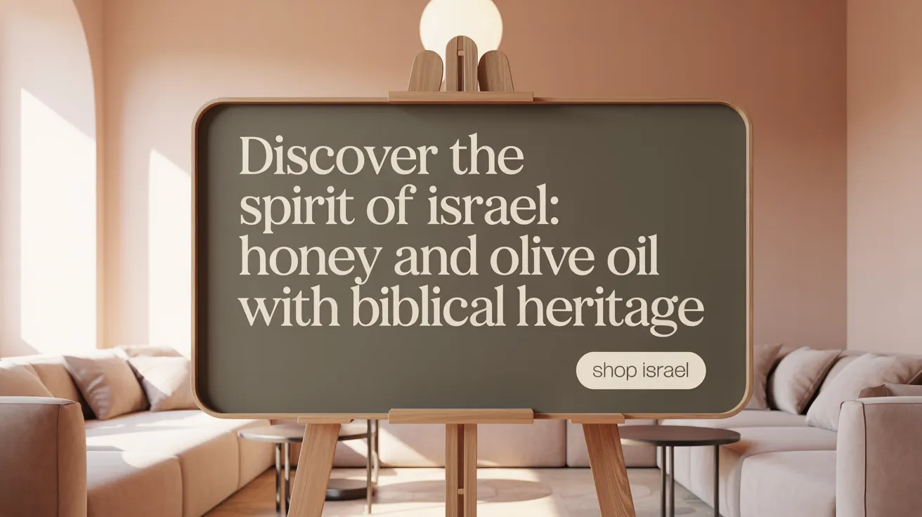 Discover the Spirit of Israel: Honey and Olive Oil with Biblical Heritage