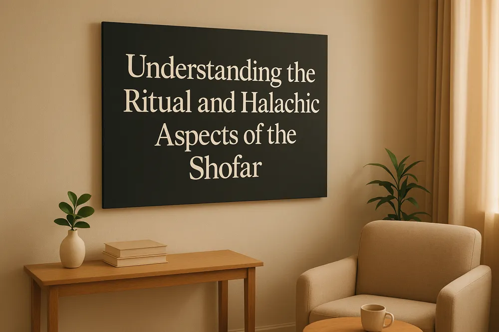 Understanding the Ritual and Halachic Aspects of the Shofar