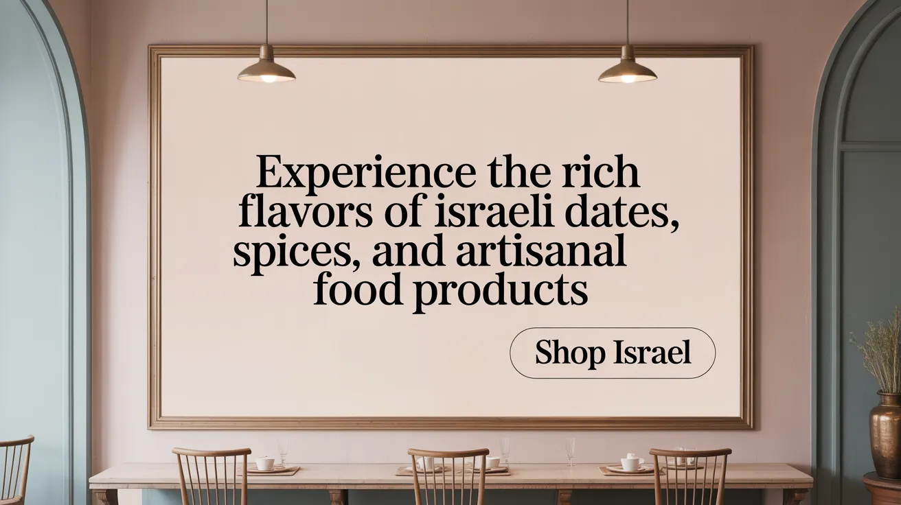 Experience the rich flavors of Israeli dates, spices, and artisanal food products