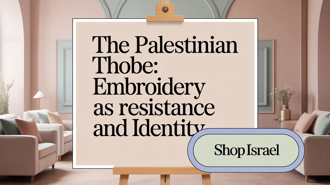 The Palestinian Thobe: Embroidery as Resistance and Identity