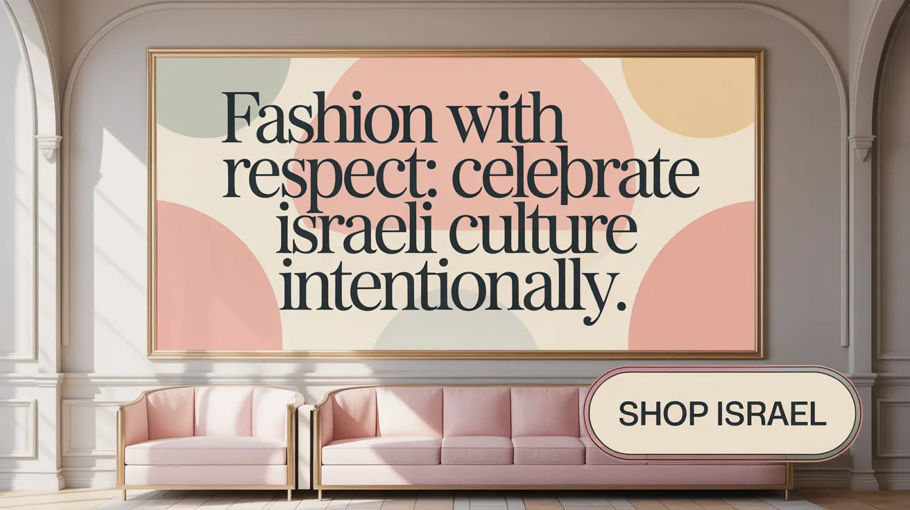 Fashion with Respect: Celebrate Israeli Culture Intentionally