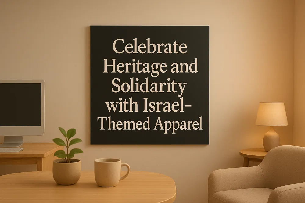 Celebrate Heritage and Solidarity with Israel-Themed Apparel