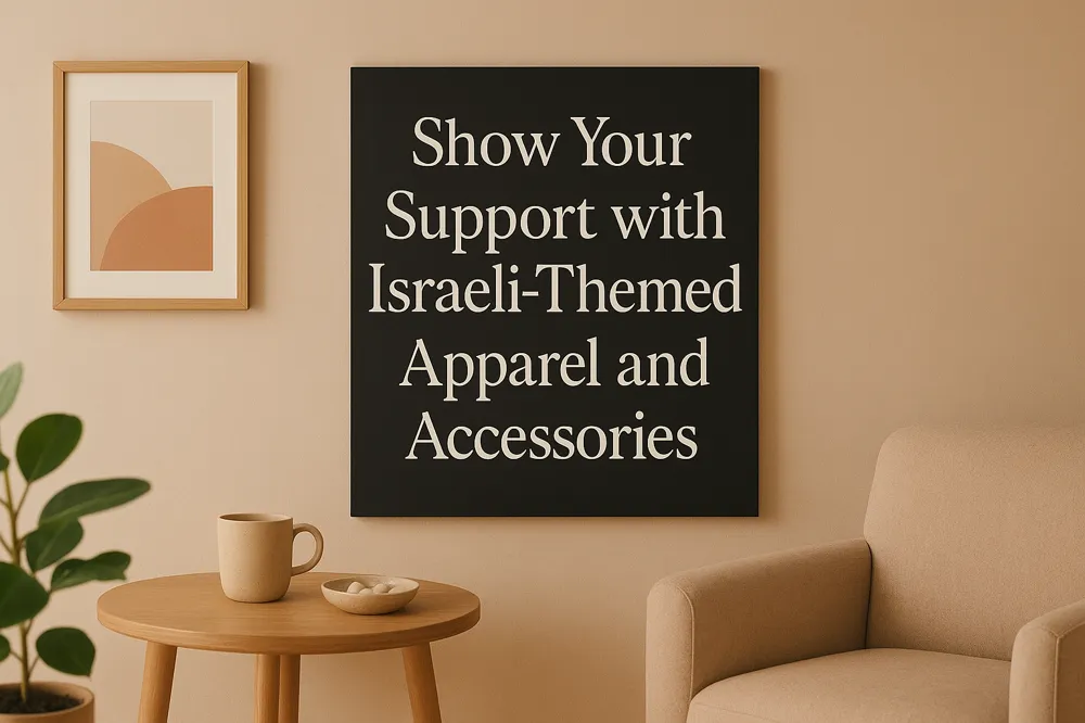 Show Your Support with Israeli-Themed Apparel and Accessories