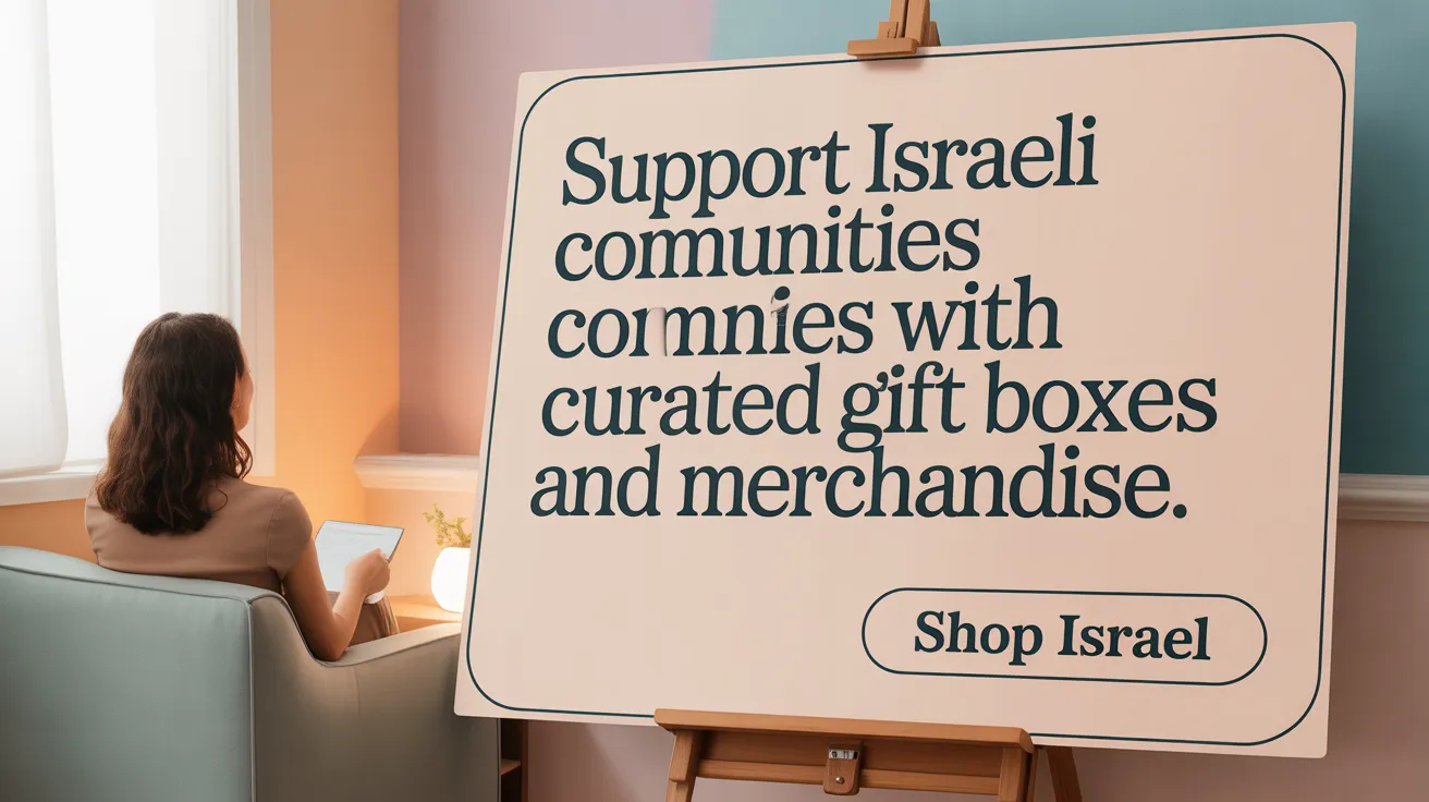 Support Israeli Communities with Curated Gift Boxes and Merchandise