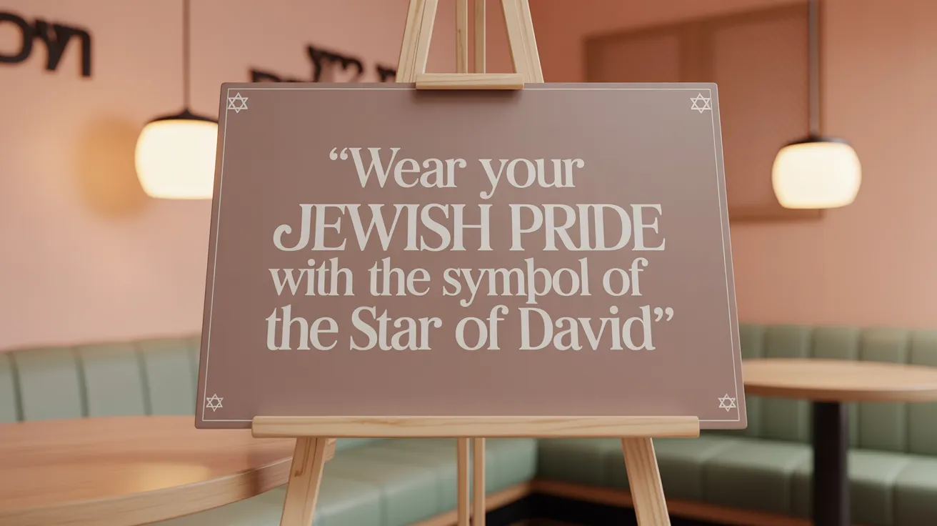 Wear Your Jewish Pride with the Symbol of the Star of David