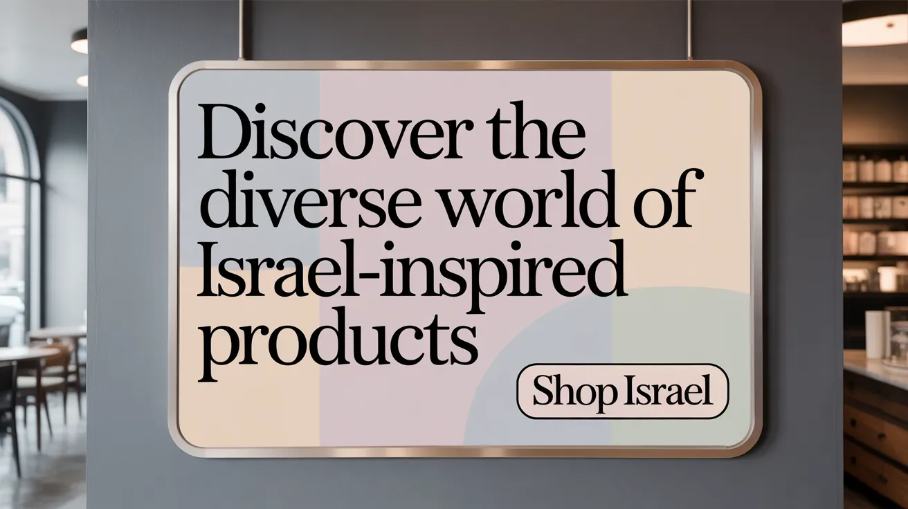 Discover the Diverse World of Israel-Inspired Products