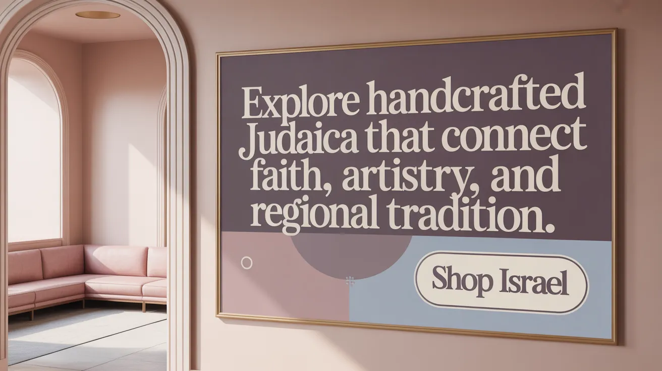 Explore handcrafted Judaica that connect faith, artistry, and regional tradition.