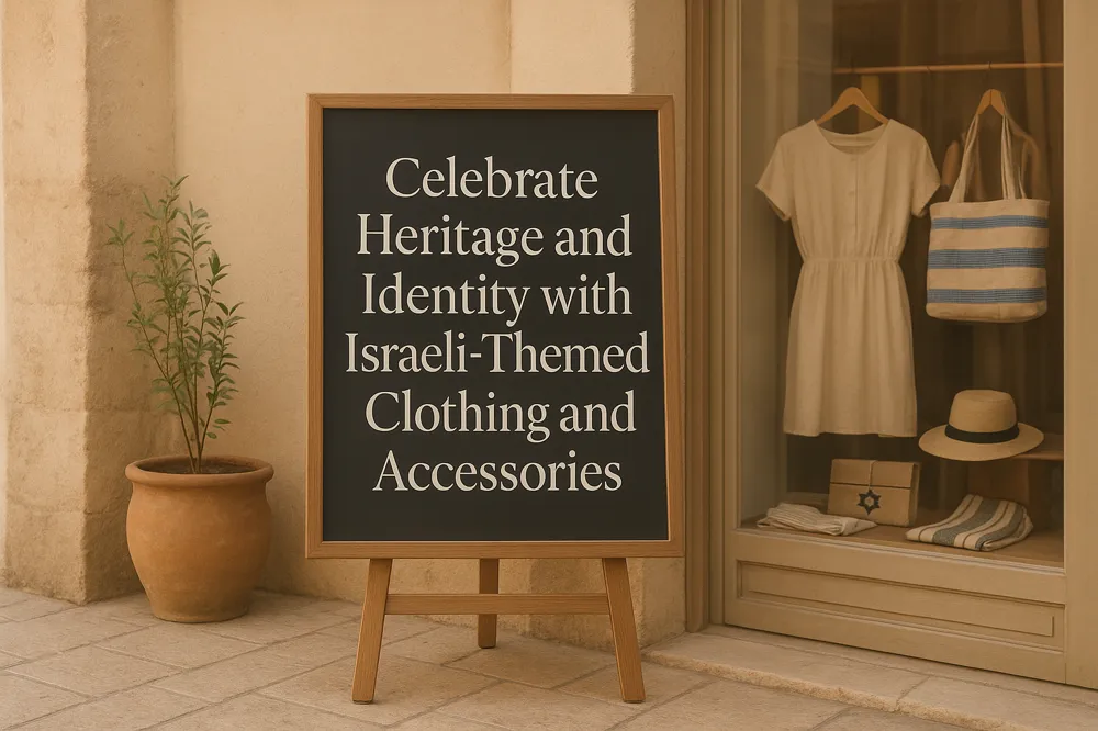 Celebrate Heritage and Identity with Israeli-Themed Clothing and Accessories