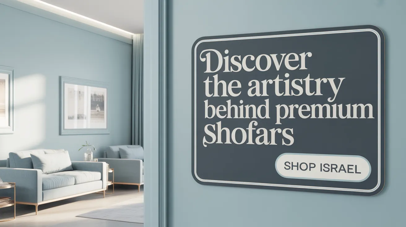 Discover the Artistry Behind Premium Shofars