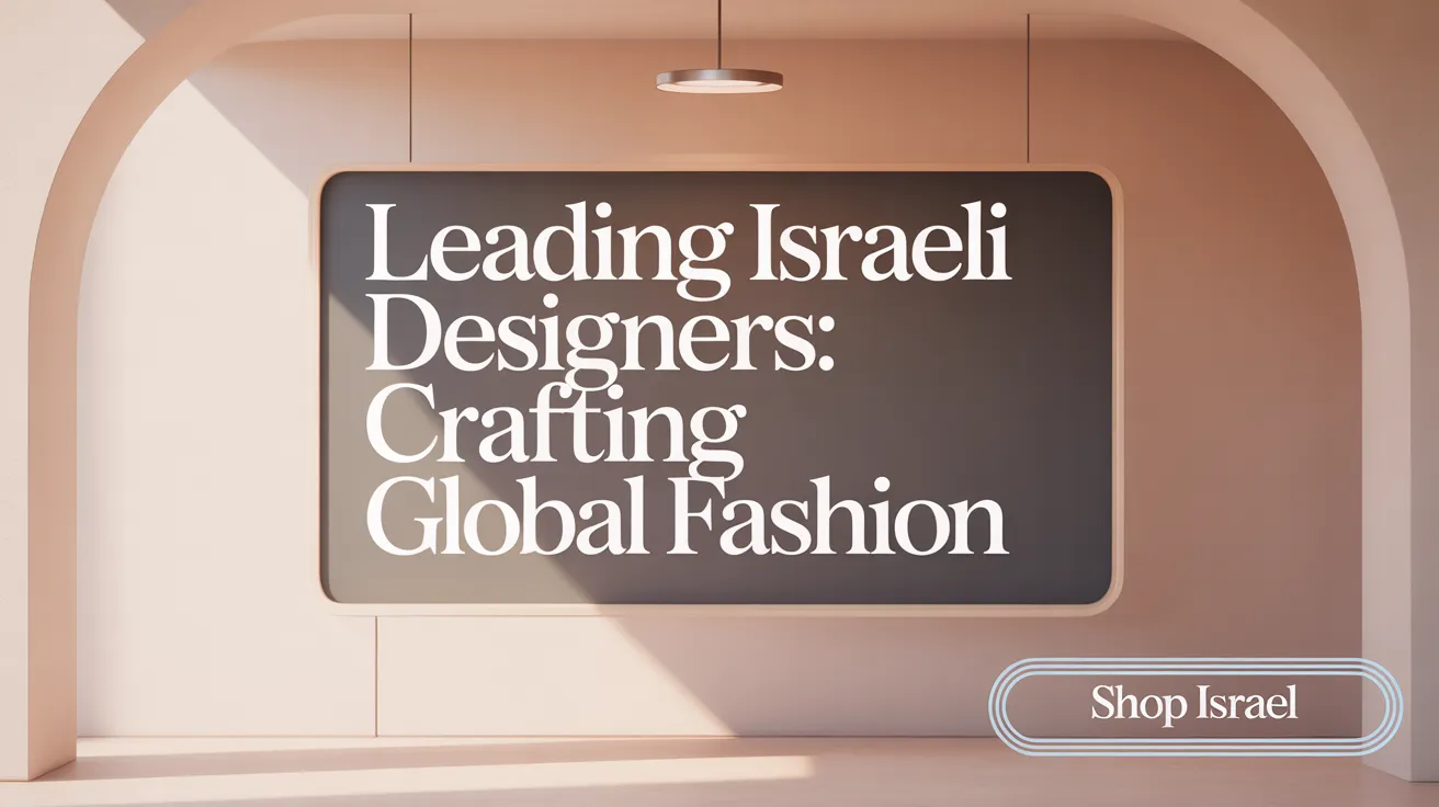 Leading Israeli Designers: Crafting Global Fashion