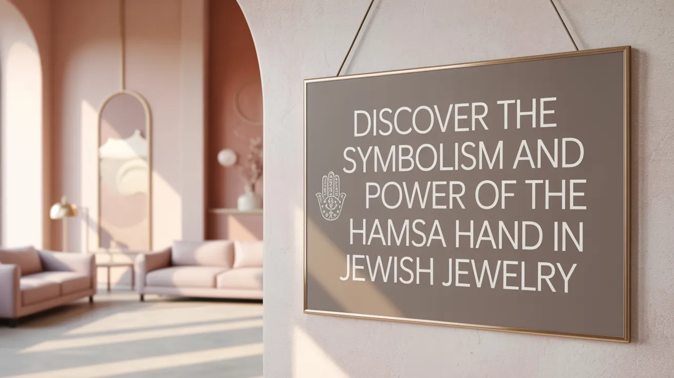 Discover the Symbolism and Power of the Hamsa Hand in Jewish Jewelry