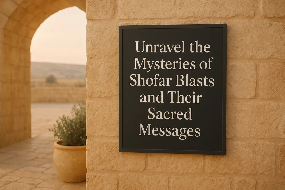 Unravel the Mysteries of Shofar Blasts and Their Sacred Messages