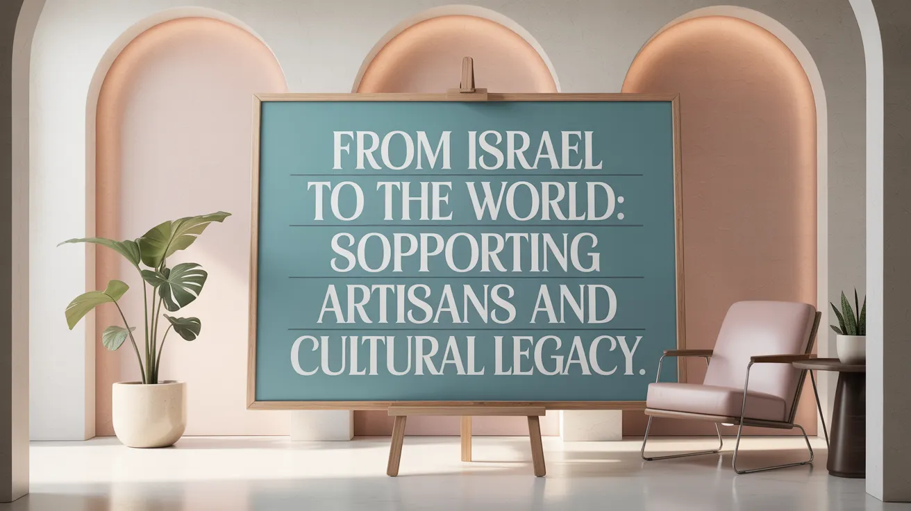 From Israel to the World: Supporting Artisans and Cultural Legacy