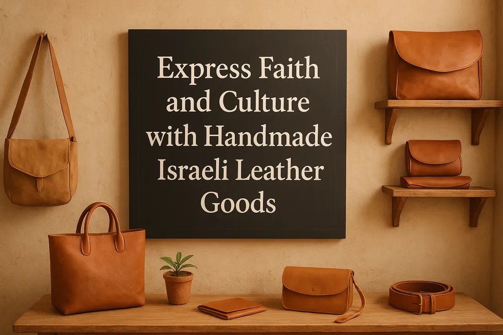 Express Faith and Culture with Handmade Israeli Leather Goods