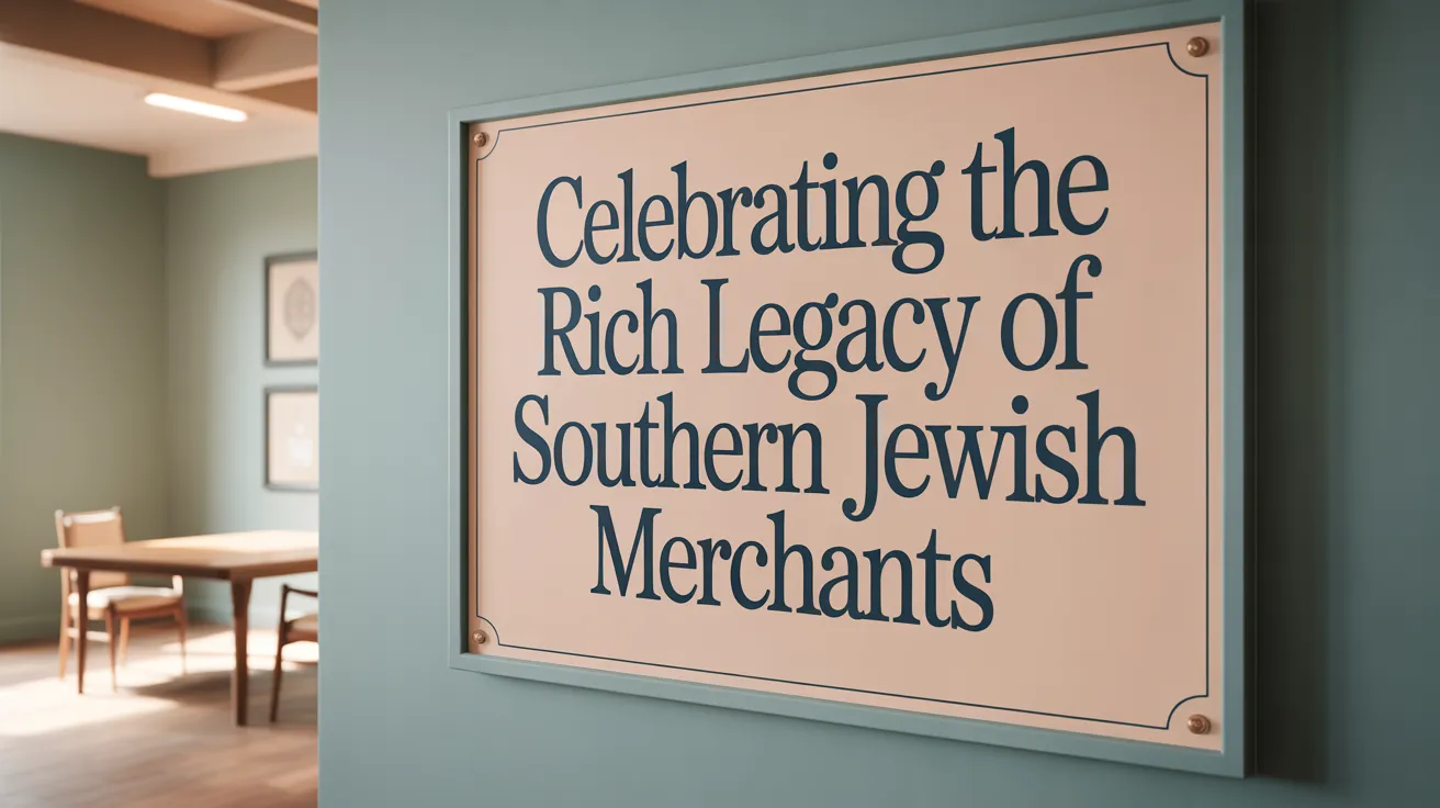 Celebrating the Rich Legacy of Southern Jewish Merchants