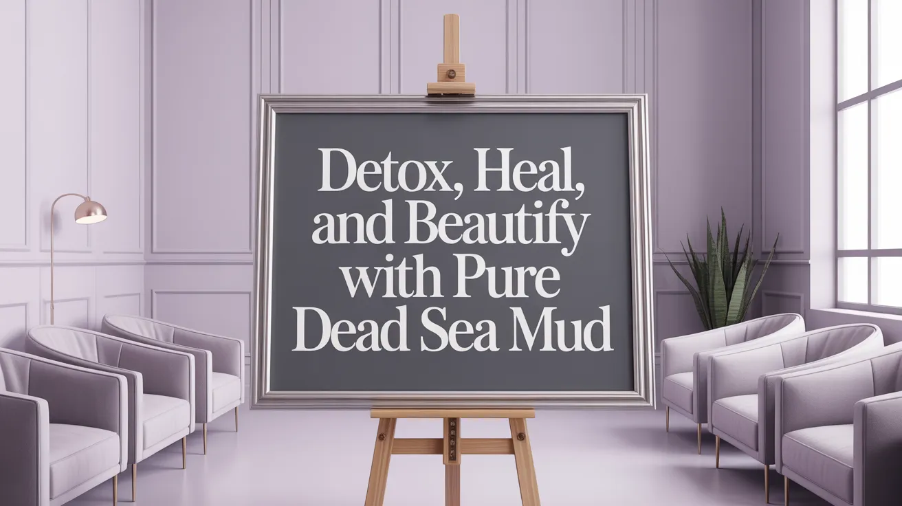 Detox, Heal, and Beautify with Pure Dead Sea Mud