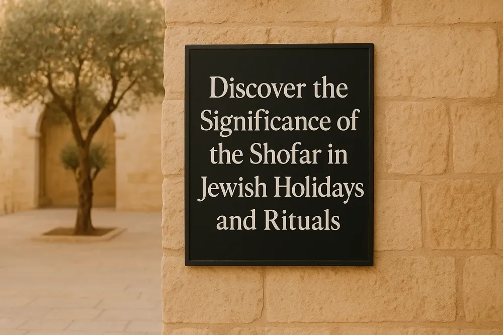 Discover the Significance of the Shofar in Jewish Holidays and Rituals