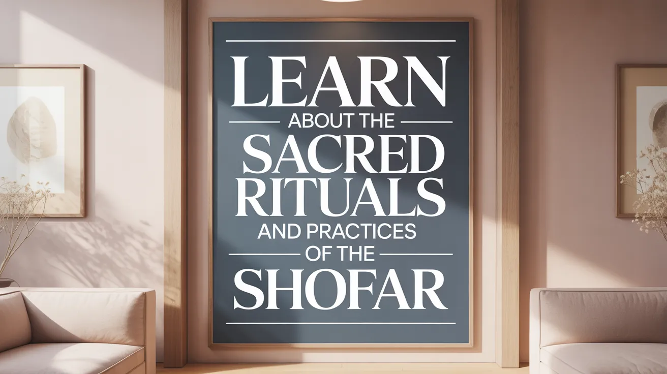 Learn About the Sacred Rituals and Practices of the Shofar