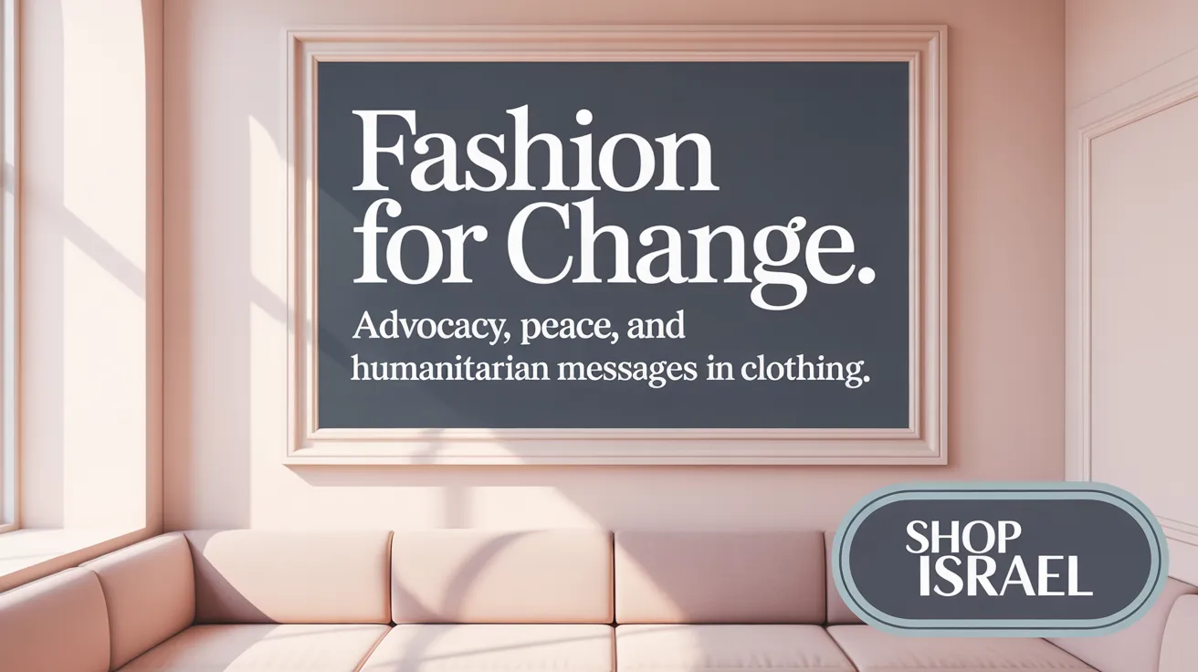 Fashion for Change: Advocacy, Peace, and Humanitarian Messages in Clothing