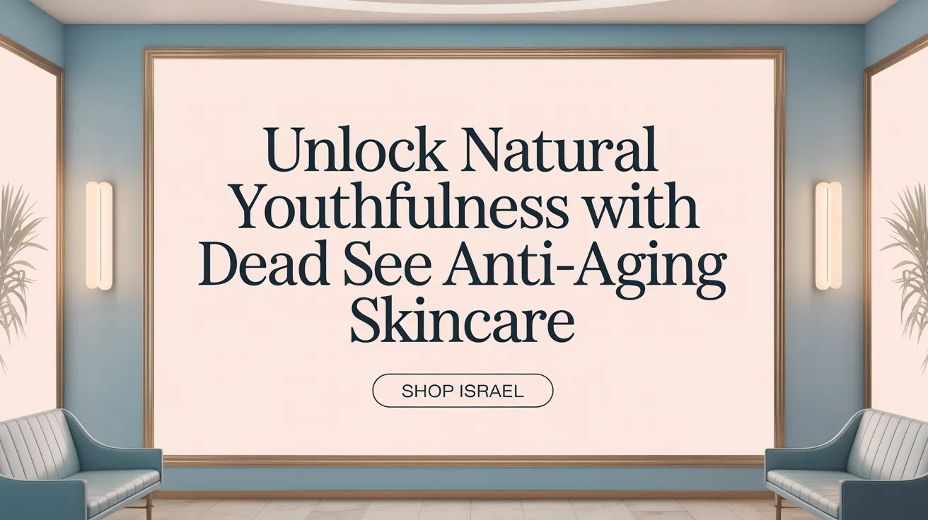 Unlock Natural Youthfulness with Dead Sea Anti-Aging Skincare