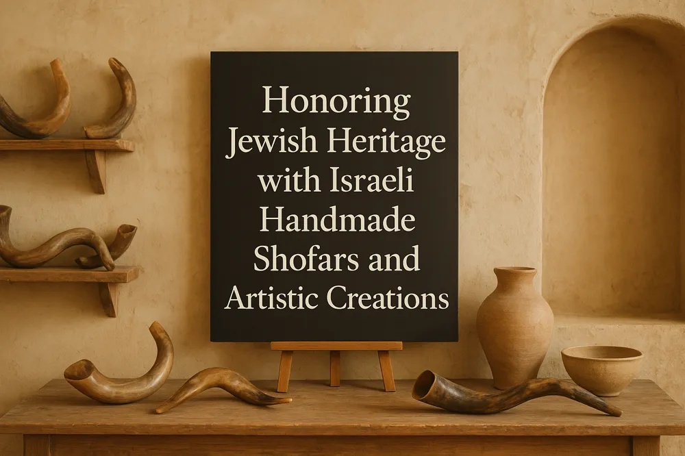 Honoring Jewish Heritage with Israeli Handmade Shofars and Artistic Creations